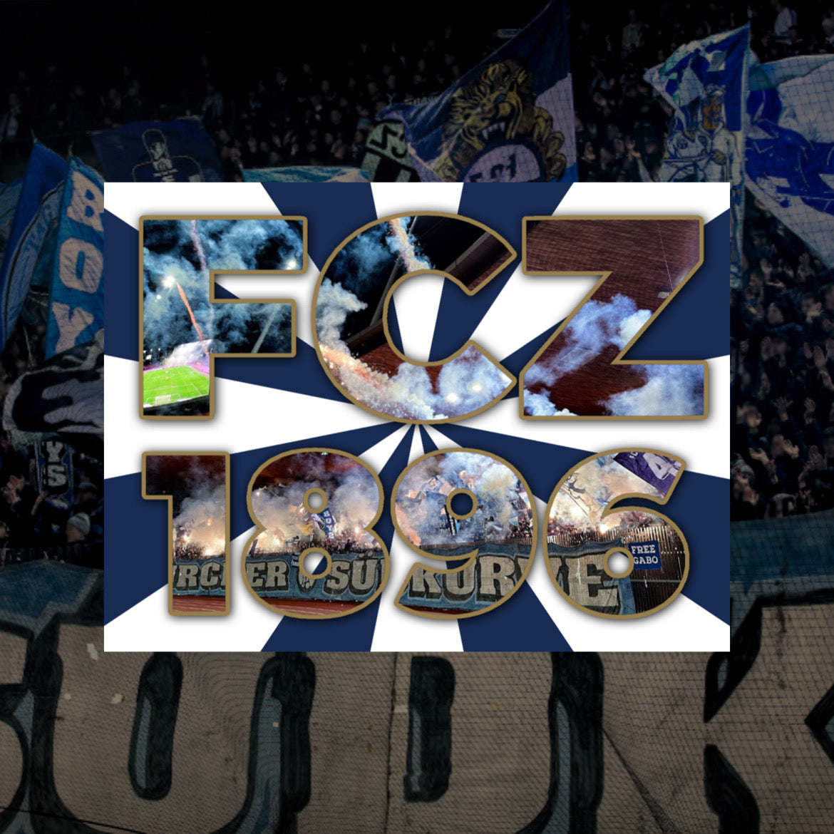 FCZ 1896 - Fc Zürich Sticker (20x)