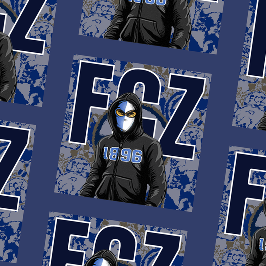 Maskiert - Fc Zürich Sticker (20x)